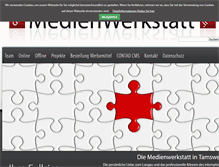 Tablet Screenshot of diemedienwerkstatt.info